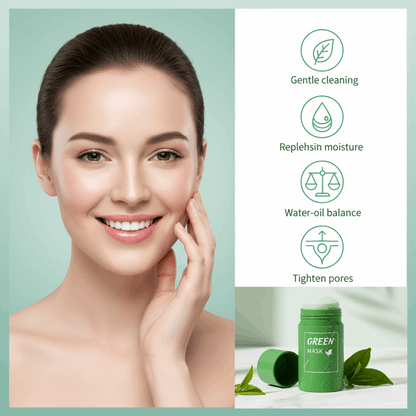 Green Tea Herbal Mask - Antioxidant-Powered