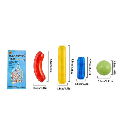 Magnetic Sticks & Balls Building Blocks - Kids Toys