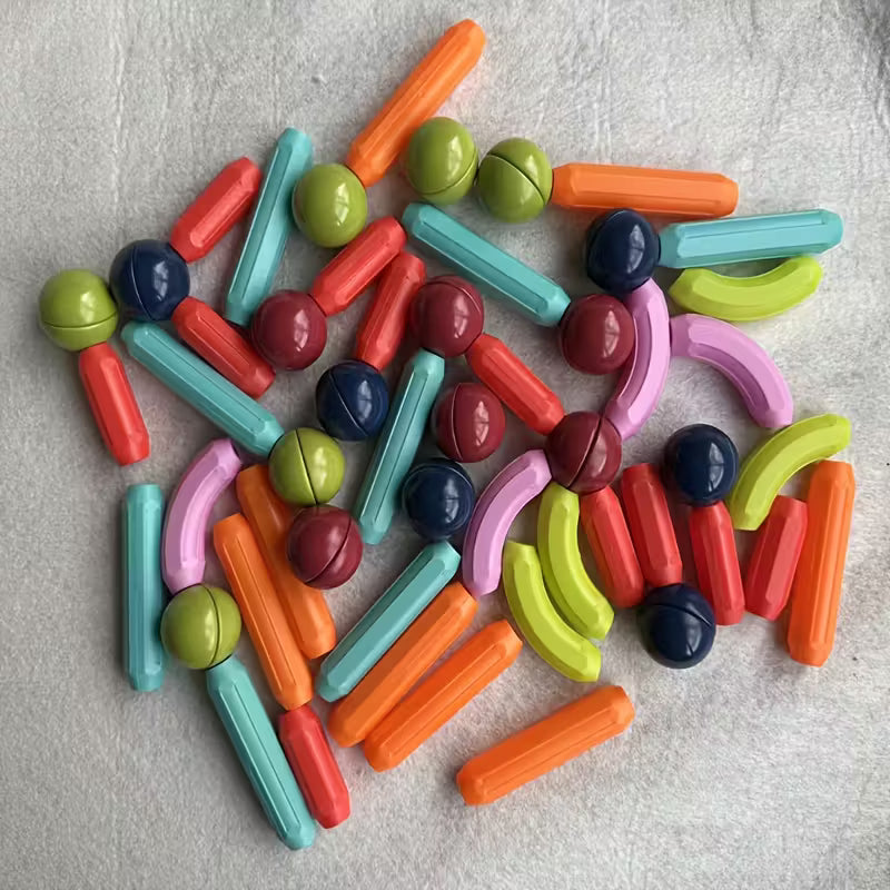 Magnetic Sticks & Balls Building Blocks - Kids Toys