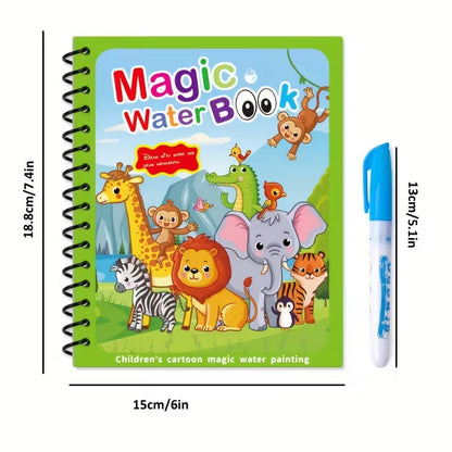 Magic Water Coloring Book - Quick Dry Book